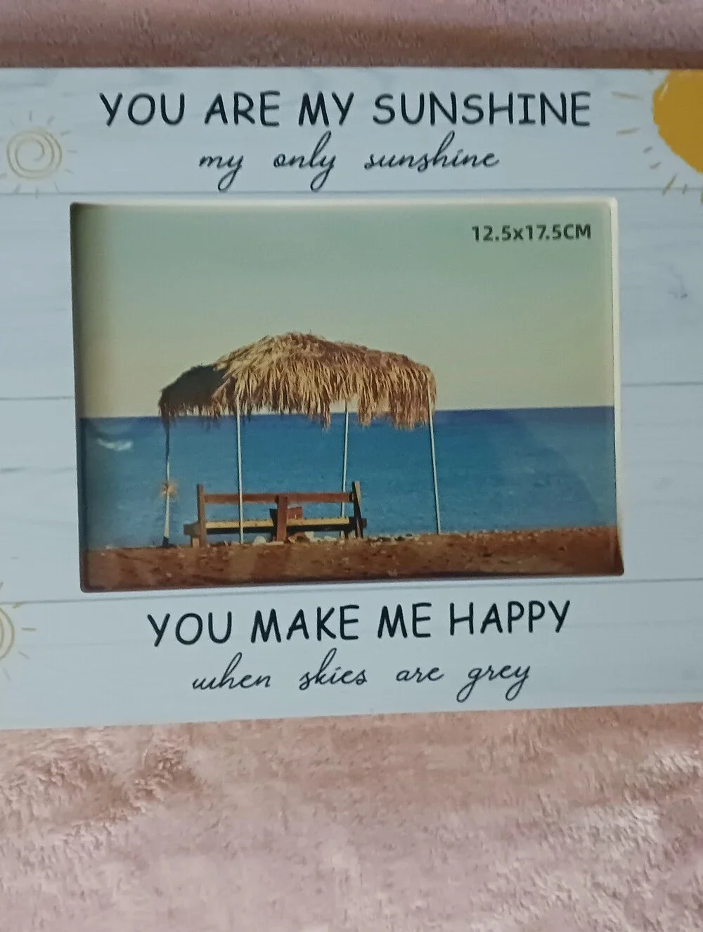 You Are My Sunshine Photo Frame - White